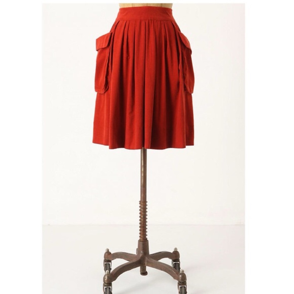 Anthropologie Maeve Effortless corduroy skirt